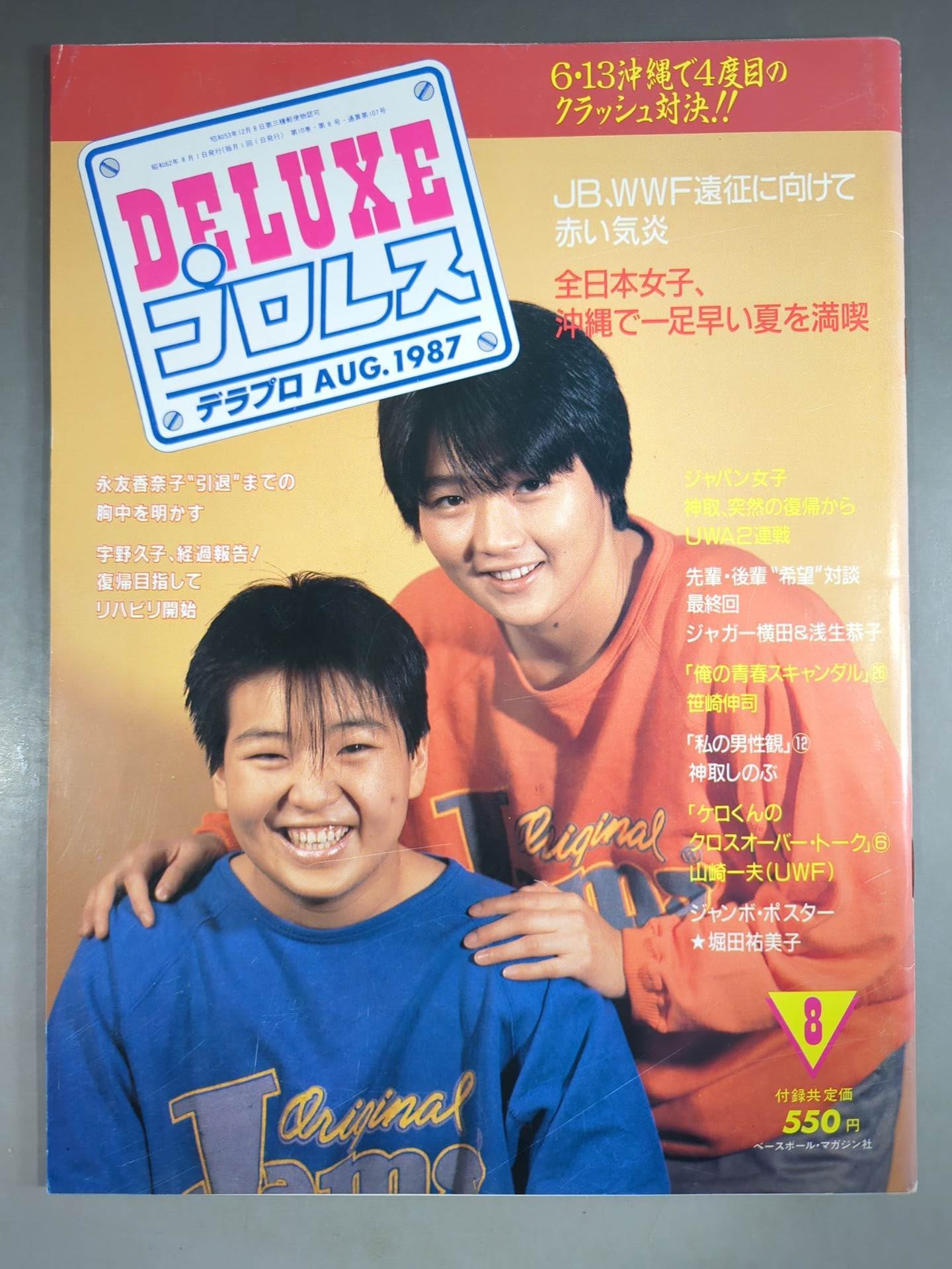 デラックスプロレス 1987年8月号