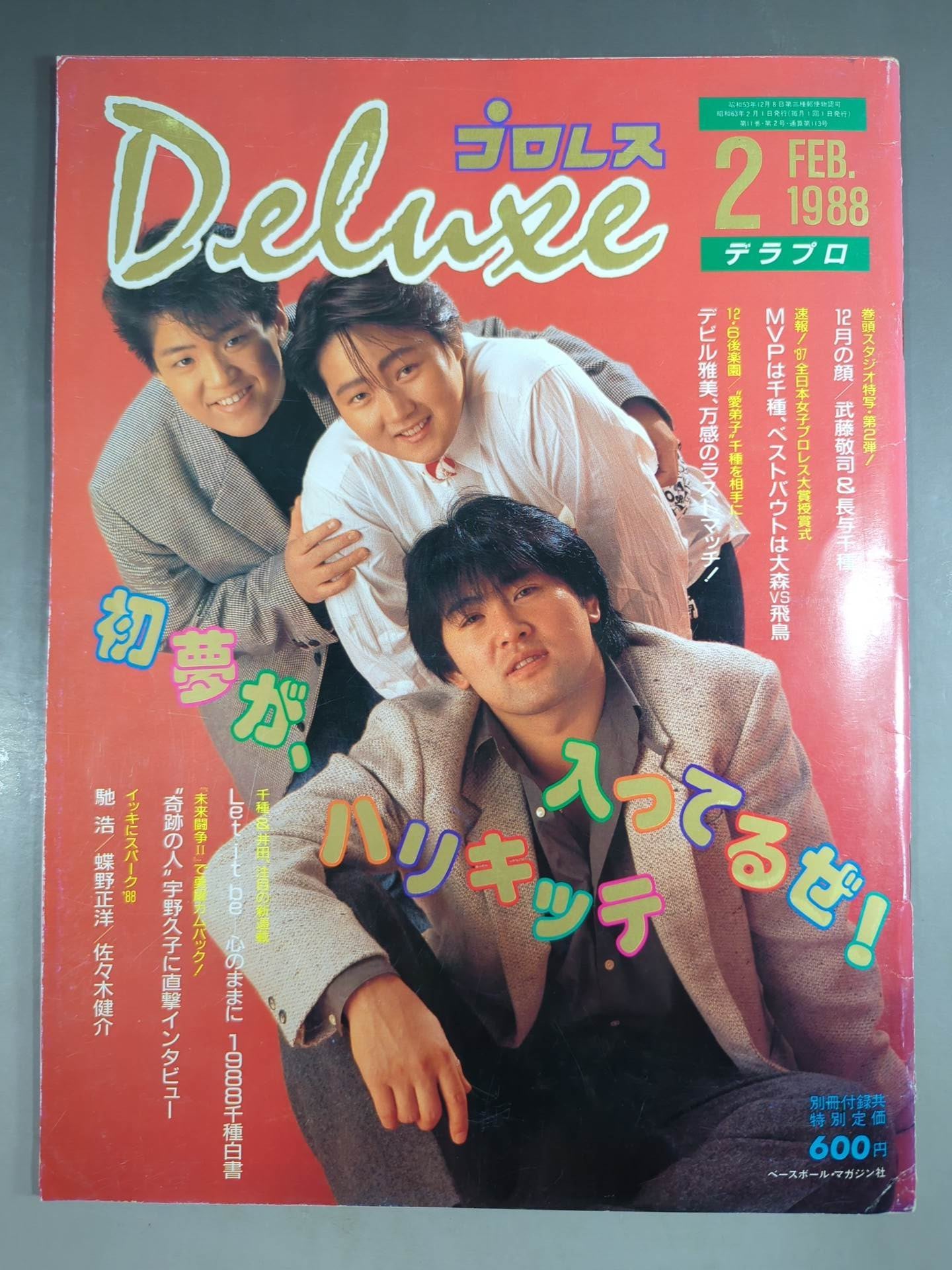 デラックスプロレス 1988年2月号