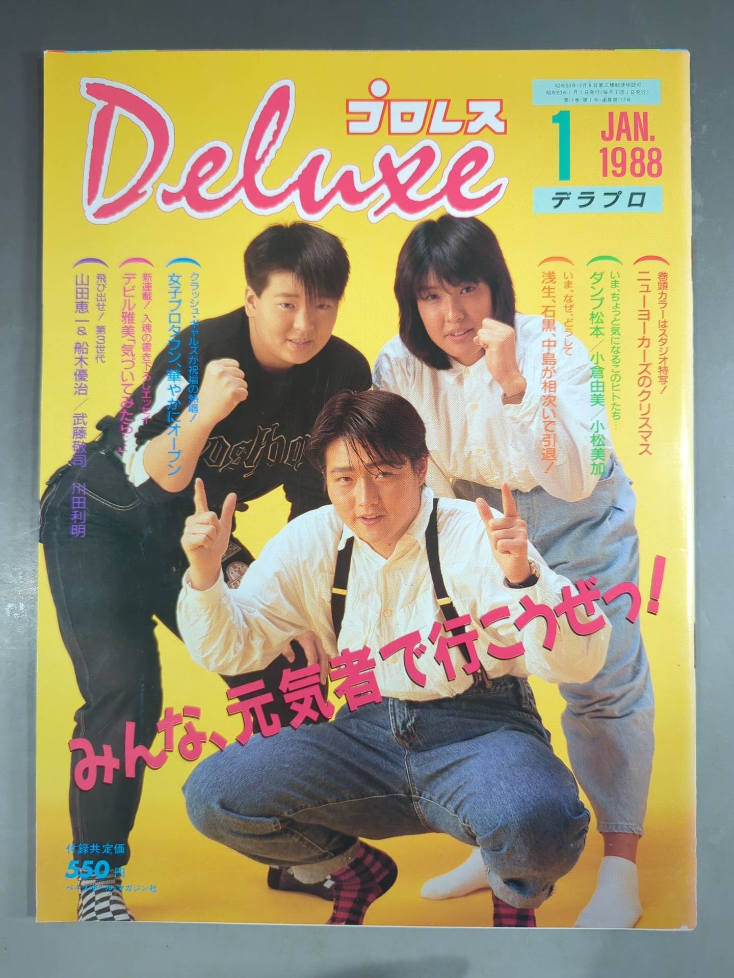 デラックスプロレス 1988年1月号