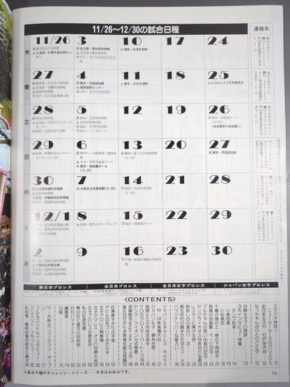 デラックスプロレス 1988年1月号