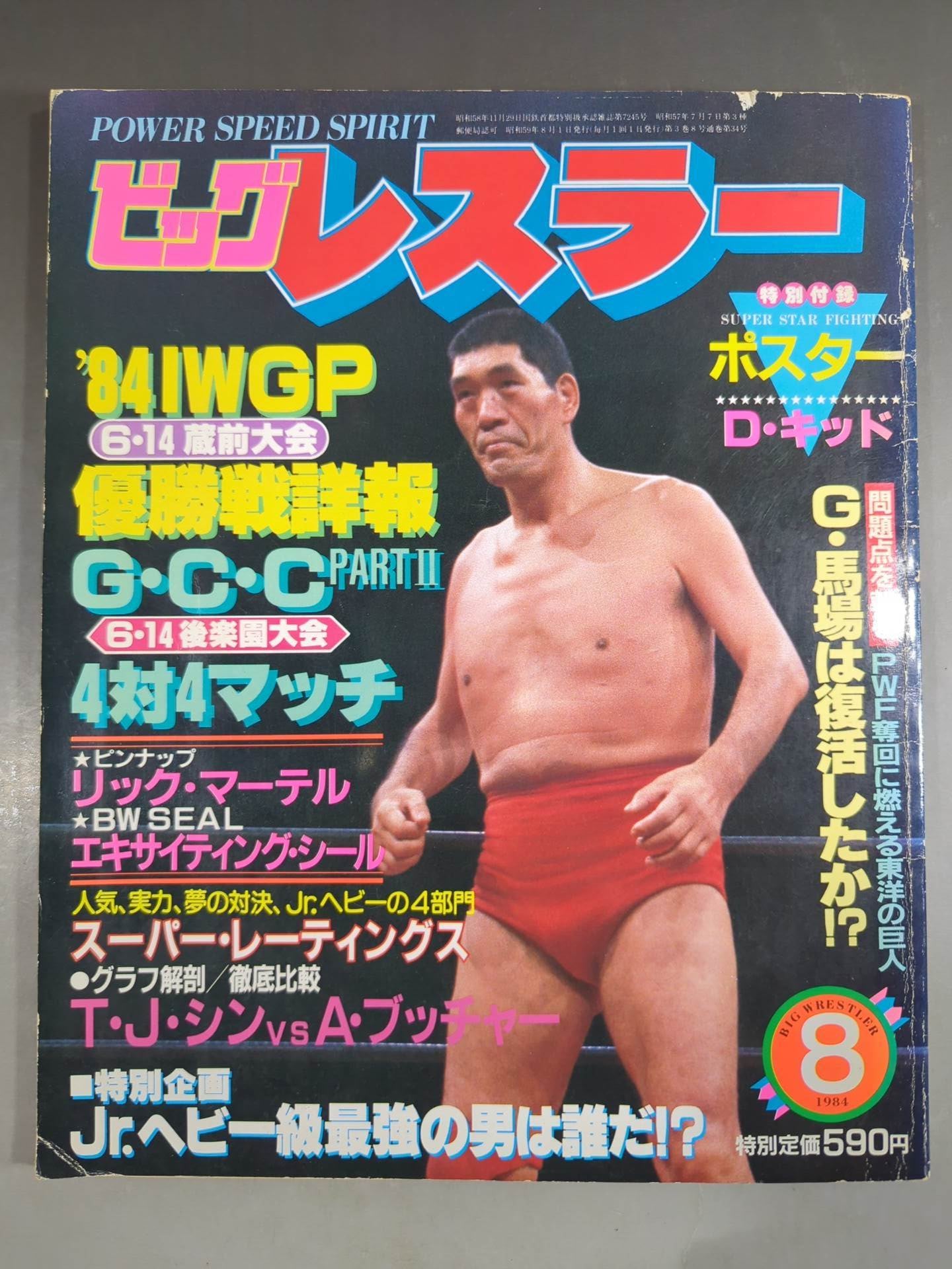 月刊ビッグレスラー 1984年8月号