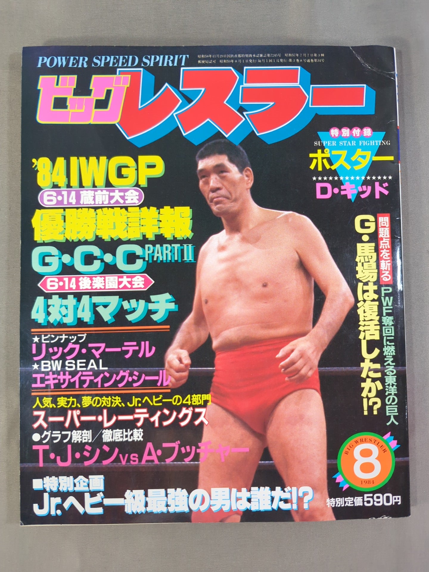 月刊ビッグレスラー 1984年8月号