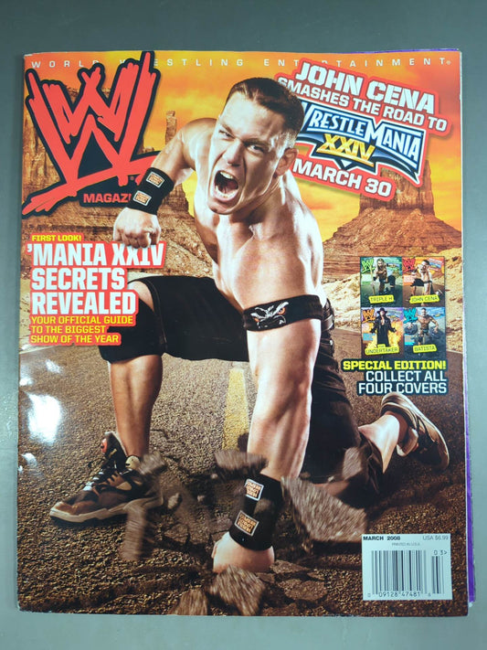 WWE MAGAZINE 2008年3月号
