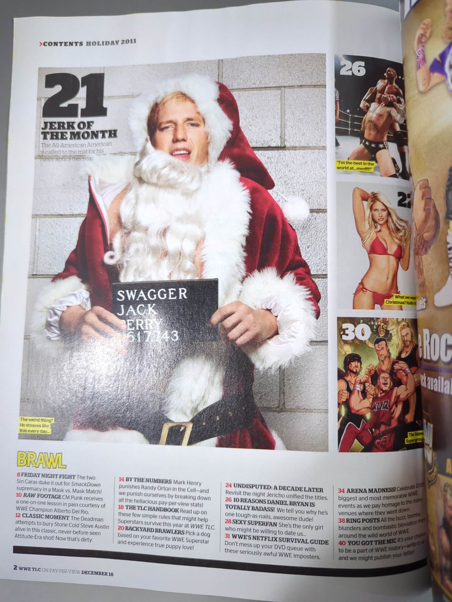 WWE MAGAZINE 2011年HOLIDAY