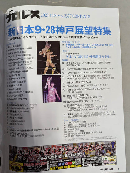 週刊プロレス2377