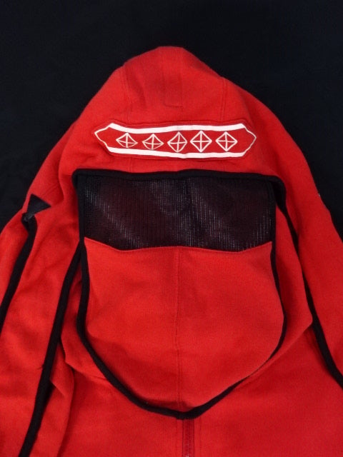 ★ Detachable ★ Hood Great Muta THE FANTASY OF MUTA Zip Hoodie (1) (Red)