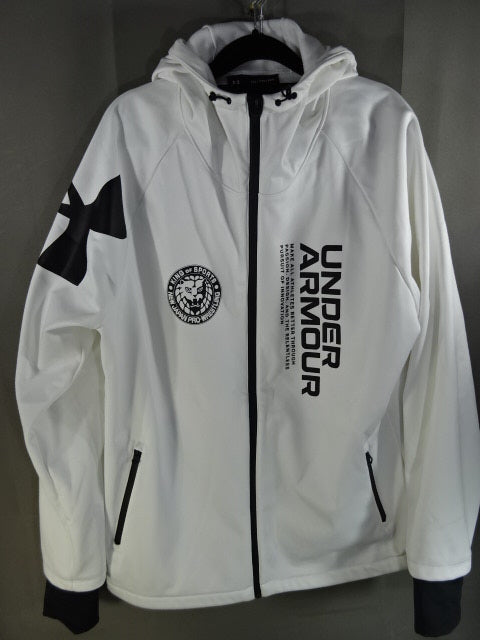 UA Lion Mark  Winter Knit 3-Layer Jacket (1) (White)