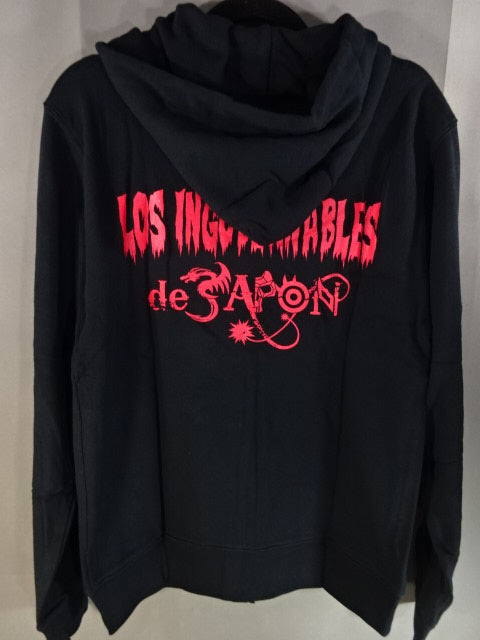 L.I.J Zip hoodie  (7) (2020 / Black×Red)