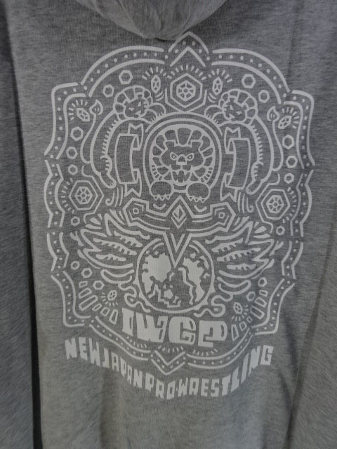 IWGP Pullover Hoodie  (1) (Grey)