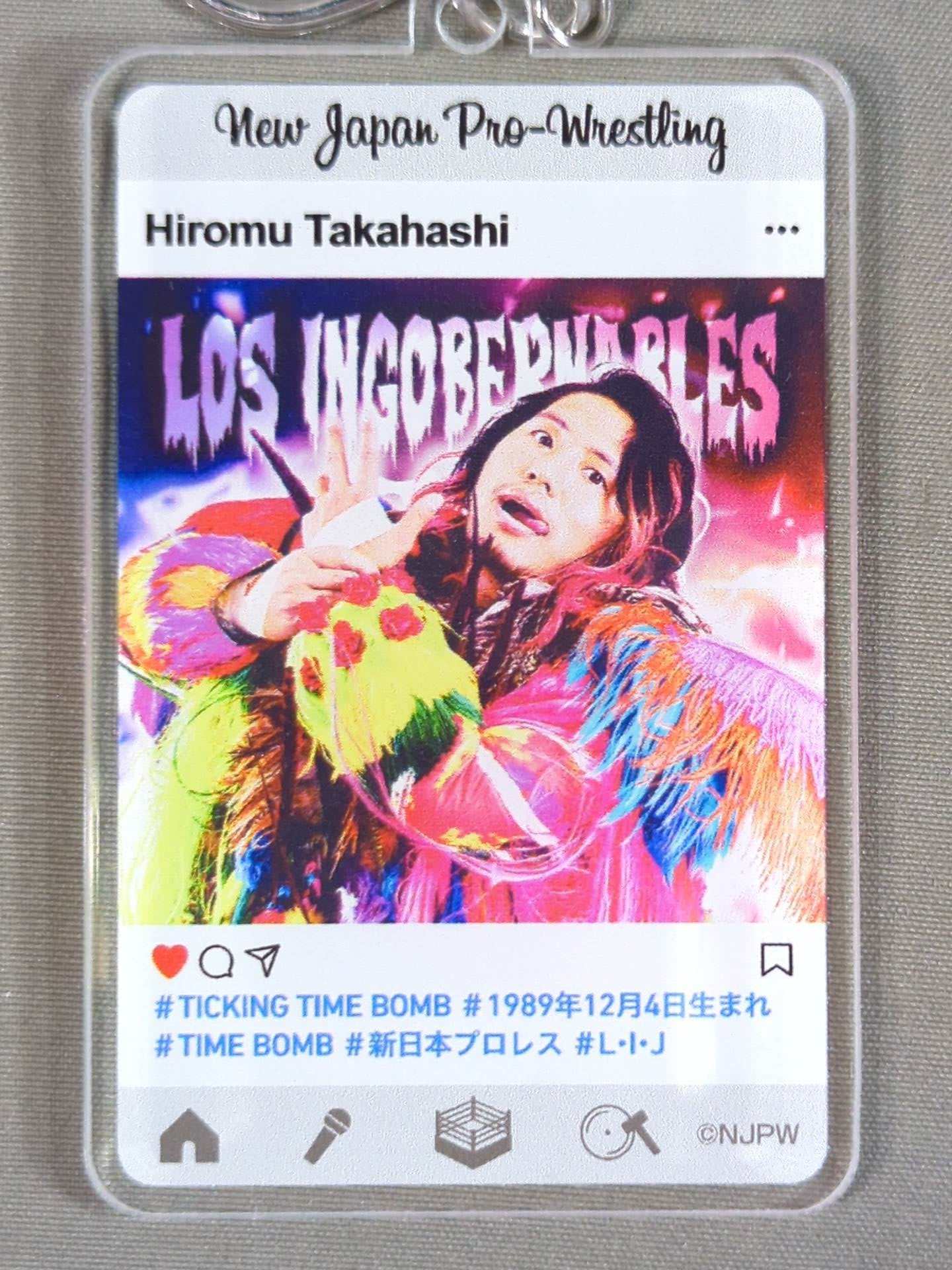 ★ New Japan Pro Wrestling Lottery 2020★ Hiromu Takahashi Acrylic Keychain