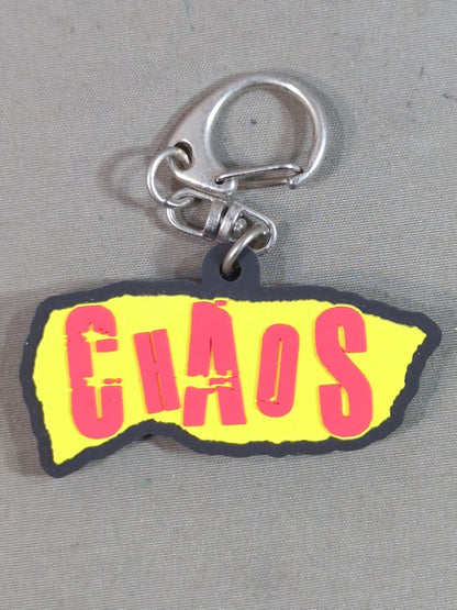 CHAOS Rubber Keychain