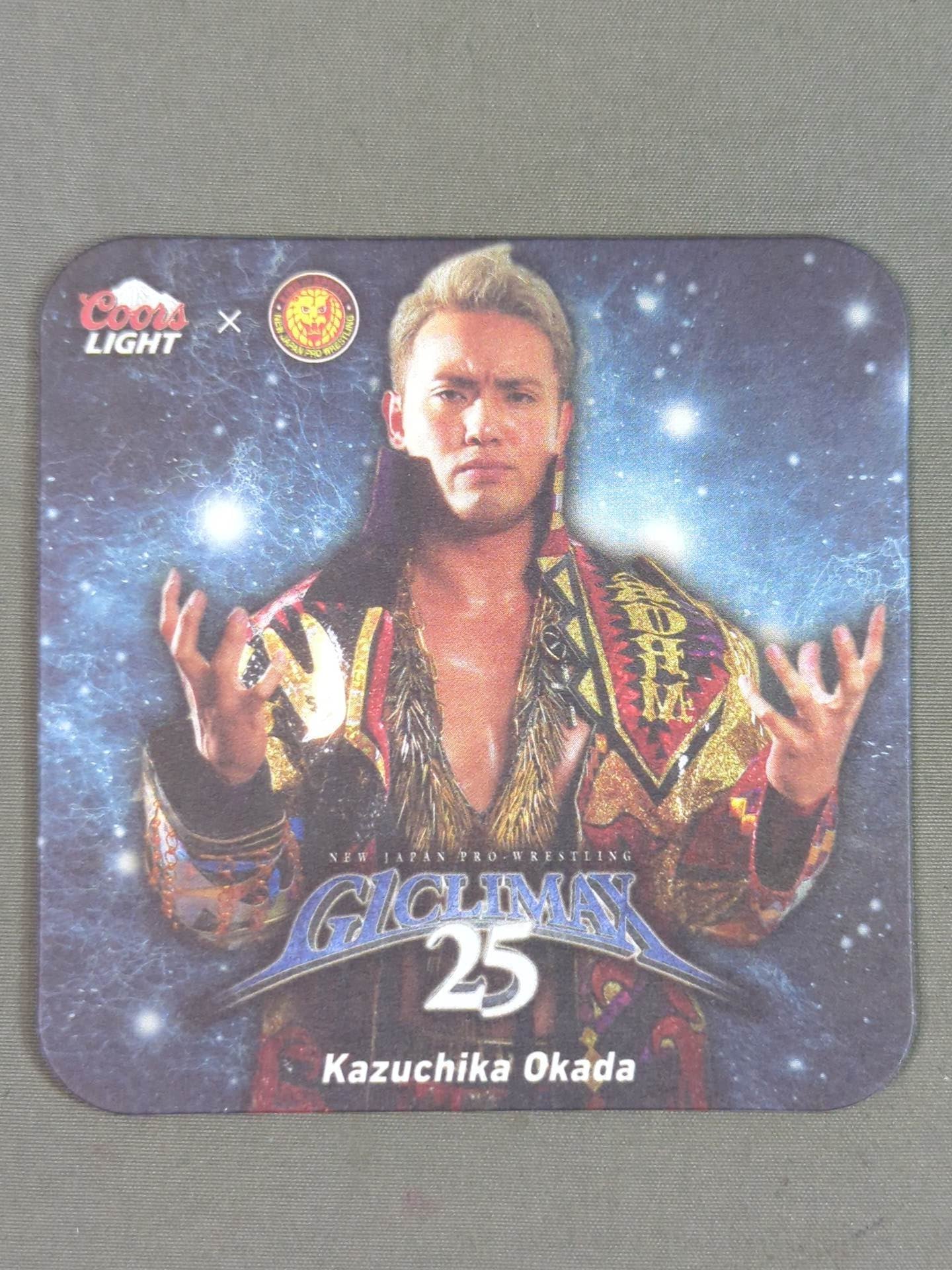 ★G1 Climax 25★ NJPW×Coors Kazuchika Okada  Coaster Set