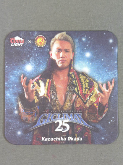 ★G1 Climax 25★ NJPW×Coors Kazuchika Okada  Coaster Set