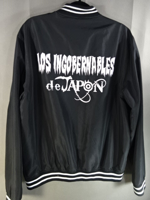 L.I.J. Lightweight Stadium zip-up jacket (1) (Black× White)