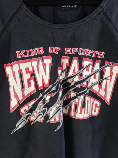 NEW JAPAN KING of Sports Rug Top (1) (Black)