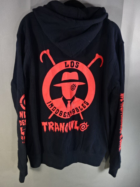Tetsuya Naito Zip hoodie  (2) (Black×Red)