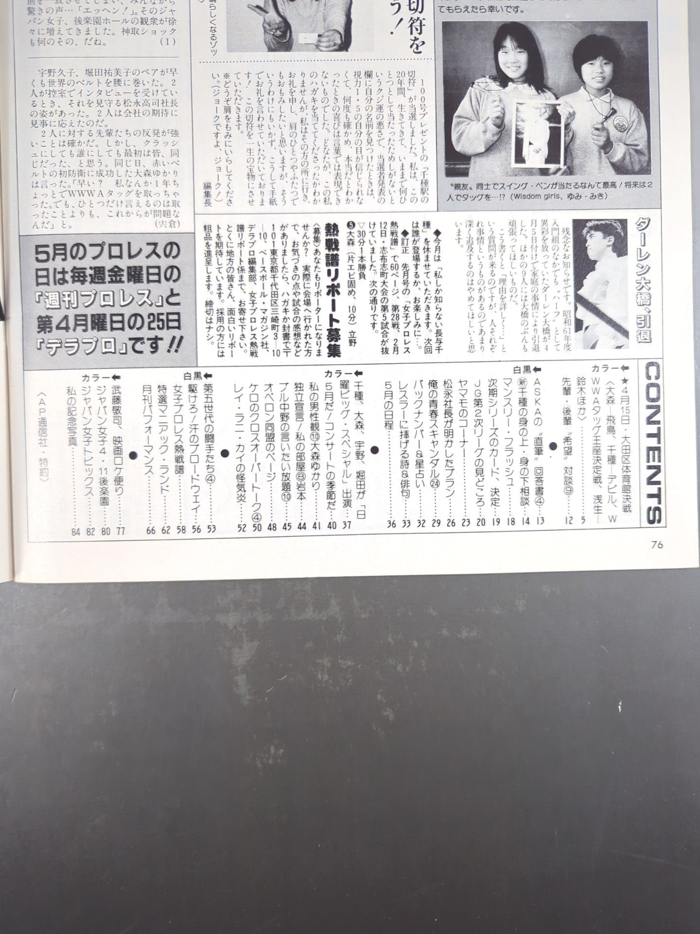 Deluxe Pro Wrestling June 1987