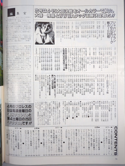 デラックスプロレス 1987年5月号