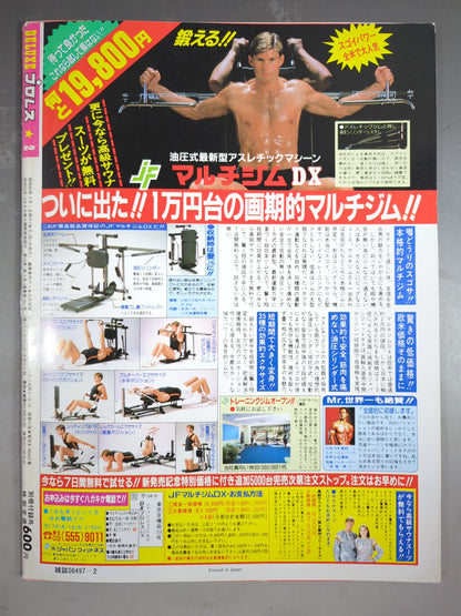 デラックスプロレス 1987年2月号