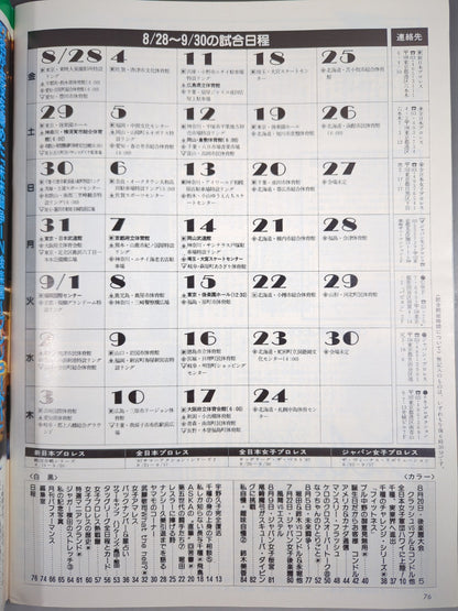 デラックスプロレス 1987年10月号