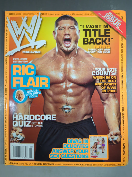 WWE MAGAZINE 2006年8月号