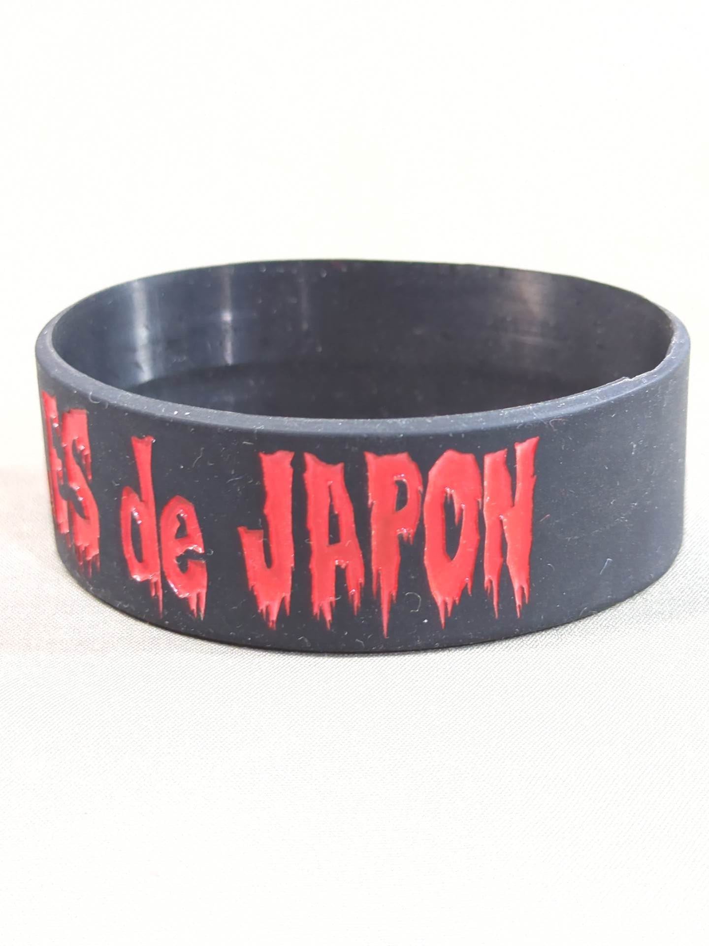 L.I.J. Silicone Rubber Band (Black×Red)