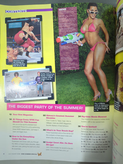 WWE MAGAZINE 2006年8月号