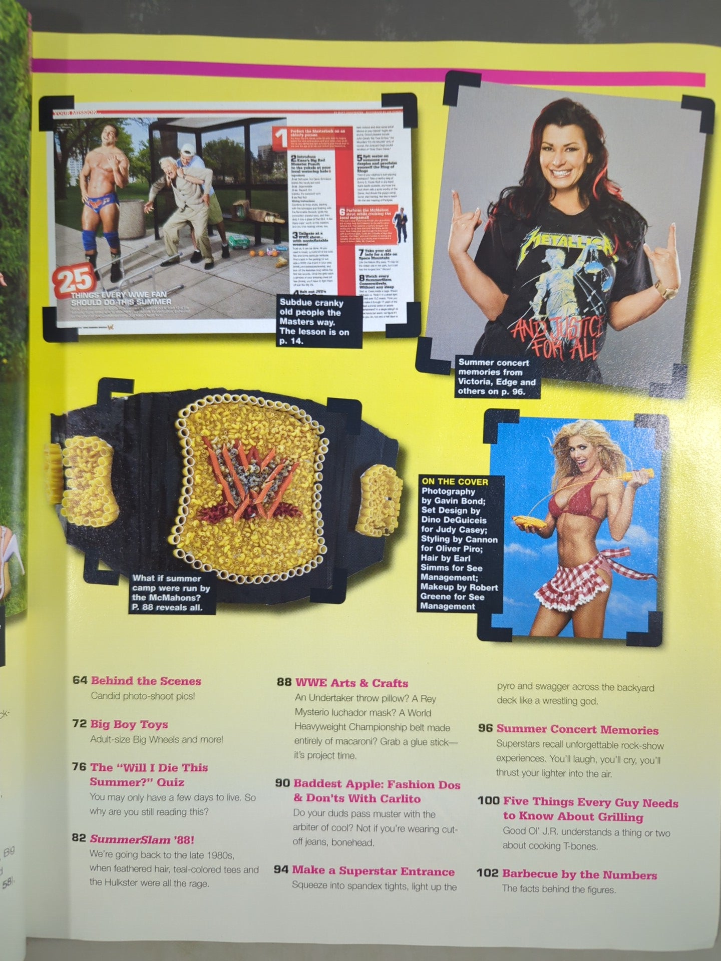 WWE MAGAZINE 2006年8月号