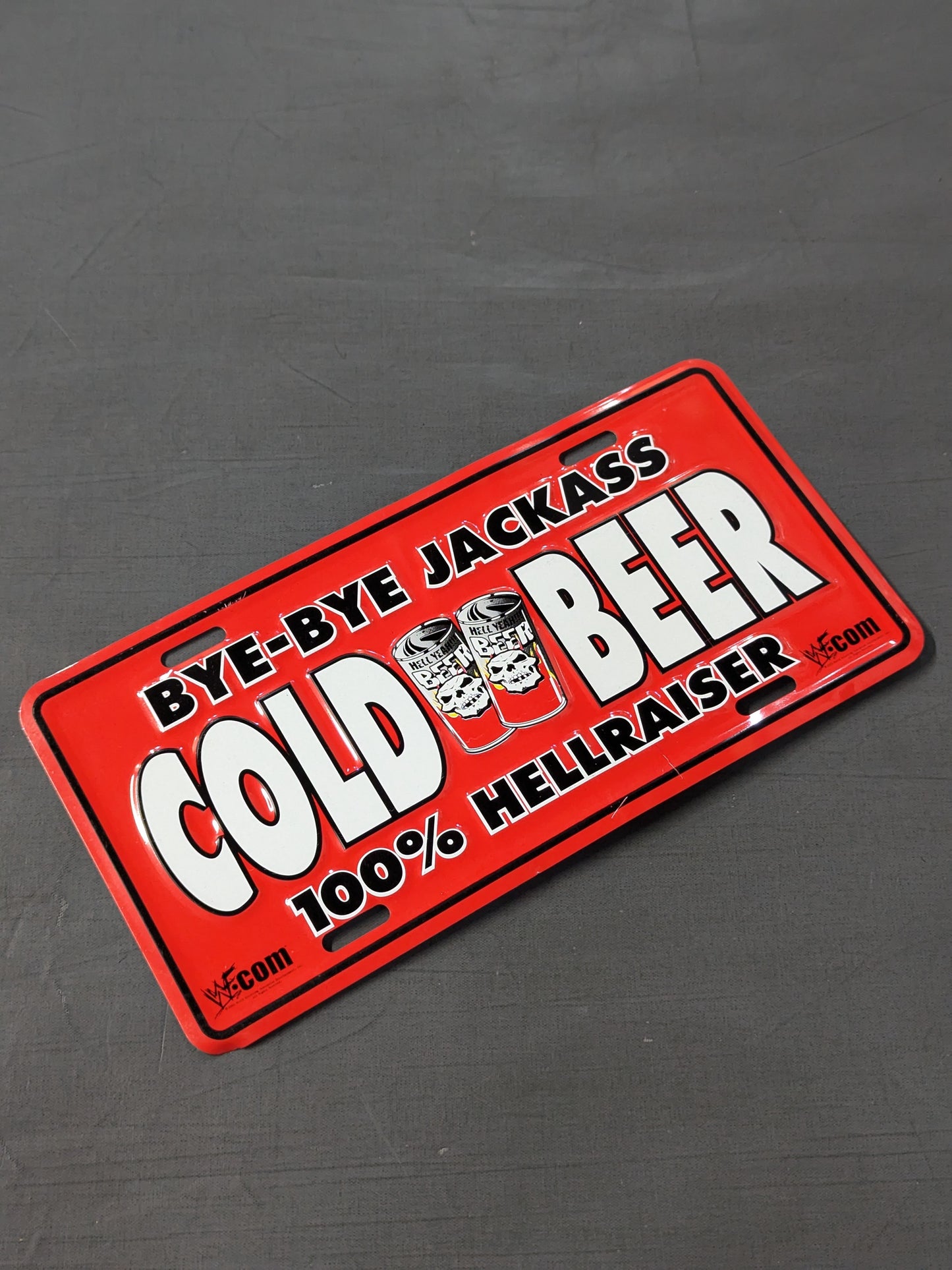 ストーン・コールド・スティーブ・オースチン「COLD BEER」ナンバープレート