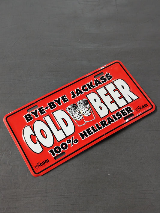 ストーン・コールド・スティーブ・オースチン「COLD BEER」ナンバープレート