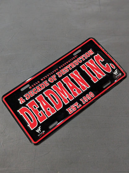 ジ・アンダーテイカー「DEADMAN INC.」ナンバープレート