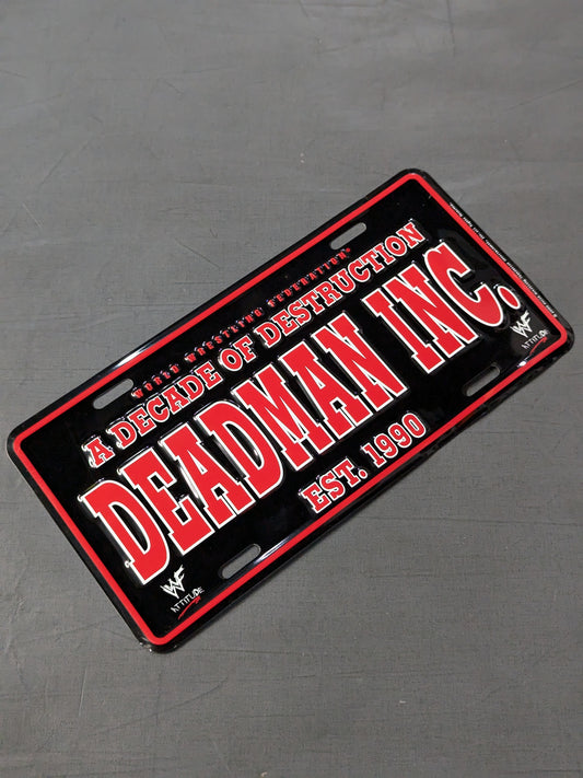 ジ・アンダーテイカー「DEADMAN INC.」ナンバープレート