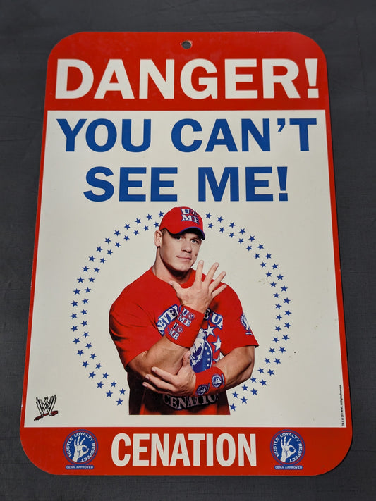 ジョン・シナ「YOU CAN’T SEE ME！」ドアサインボード