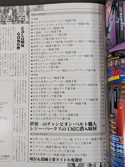 ゴング増刊号 検証チャンピオン・ベルトの謎