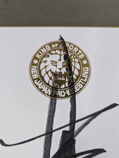 Hiroyoshi Tenzan  (Lion Mark Shikishi ( Autograph board ) )