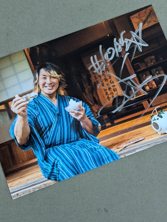 棚橋弘至 直筆サイン入り ブロマイド(A-1)
