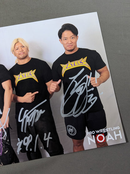 【3選手直筆サイン入り】 NOAH ジュニア ポートレート