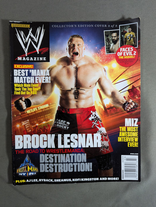 WWE MAGAZINE 2013年3月号