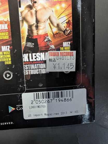 WWE MAGAZINE 2013年4月号
