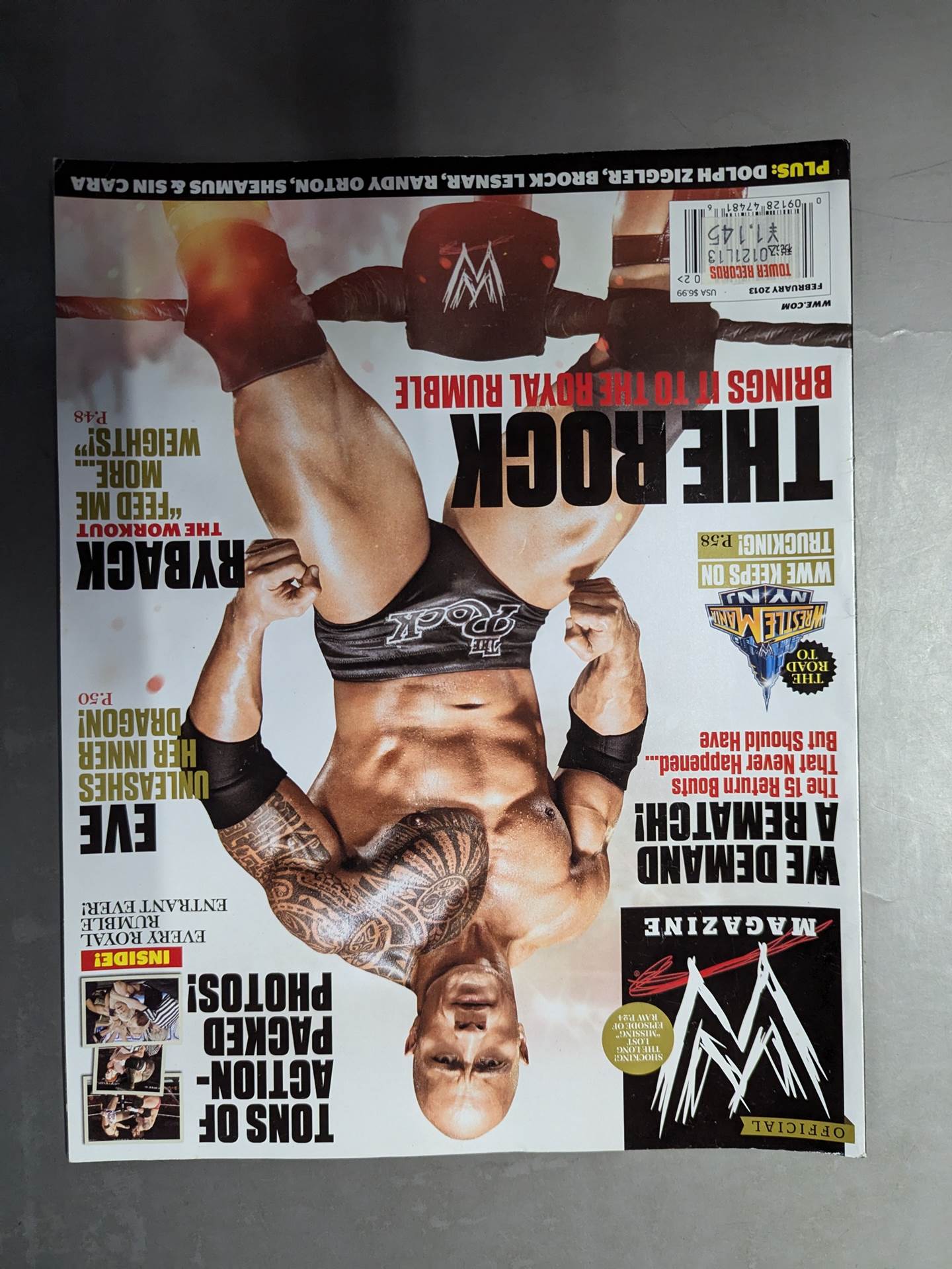 WWE MAGAZINE 2013年2月号