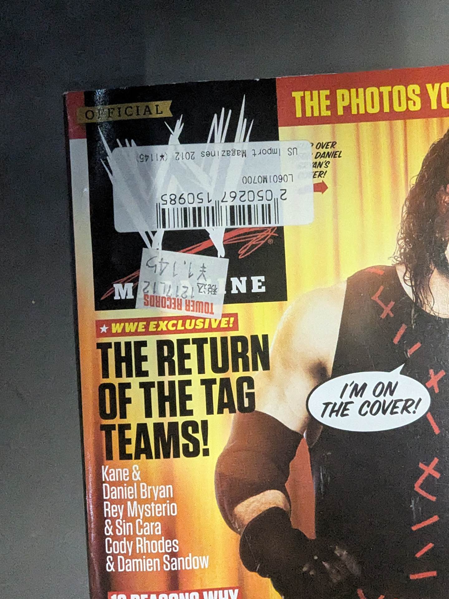 WWE MAGAZINE 2013年1月号