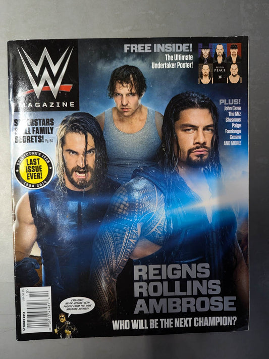 WWE MAGAZINE 2014年10月号
