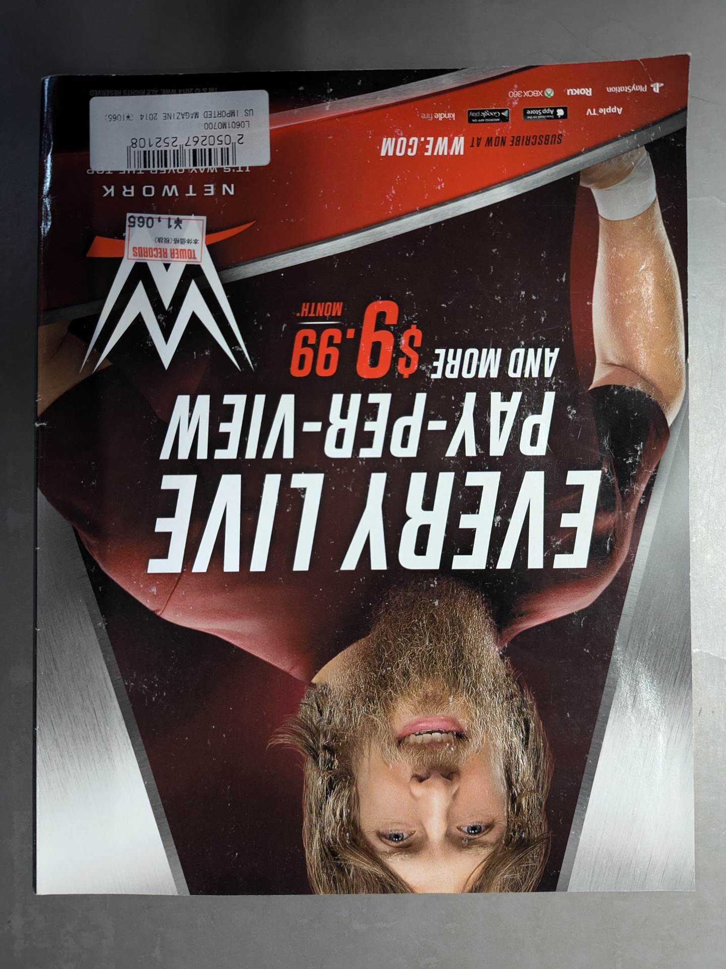 WWE MAGAZINE 2014年10月号