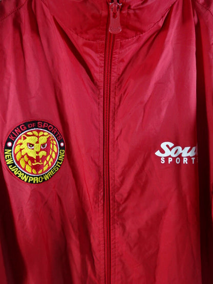 New Japan Pro Wrestling × SOUL Breaker Jacket (2) (Red)