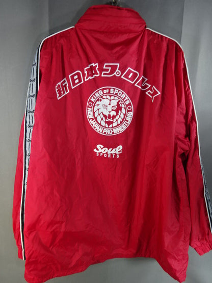 New Japan Pro Wrestling × SOUL Breaker Jacket (2) (Red)