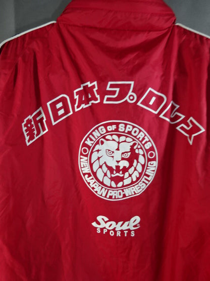 New Japan Pro Wrestling × SOUL Breaker Jacket (2) (Red)