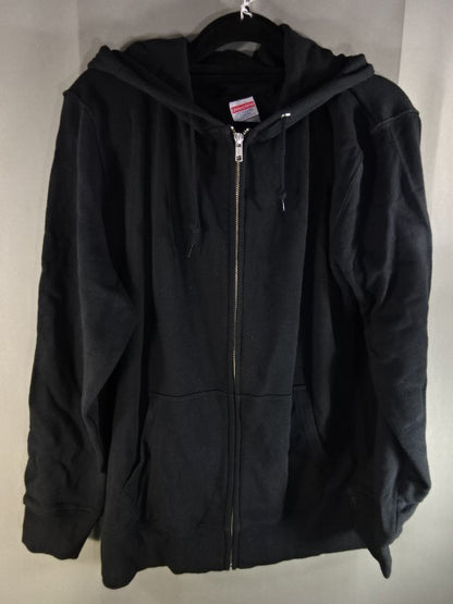 Yuna Manase Zip Hoodie  (1) (Black)