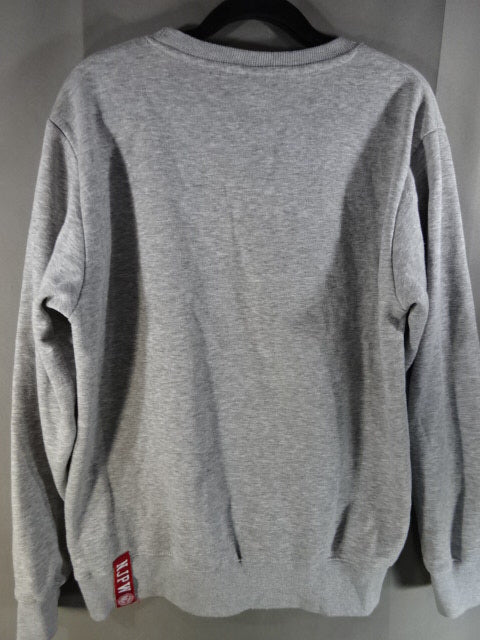 New Japan Pro Wrestling × Shimamura Lion Mark Sweatshirt (2) (Grey)