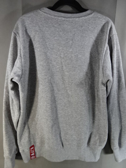 New Japan Pro Wrestling × Shimamura Lion Mark Sweatshirt (2) (Grey)