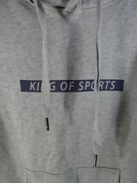 New Japan Pro Wrestling × Shimamura Pullover Hoodie  (1) (Light Grey)